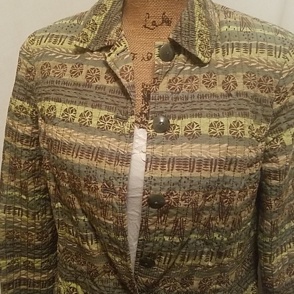 Unique 🛍 Sigrid Olsen Quilted lightweight jacket - Picture 3 of 7